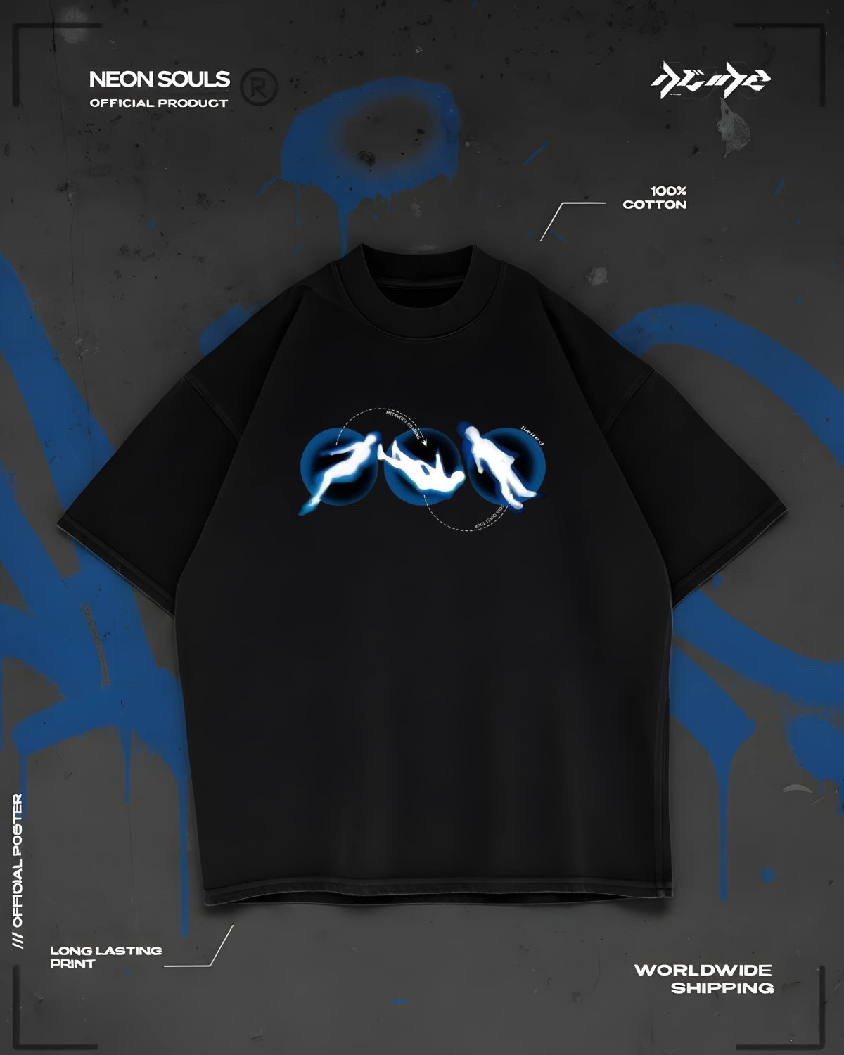 Neon Souls Oversized Drop 🌠